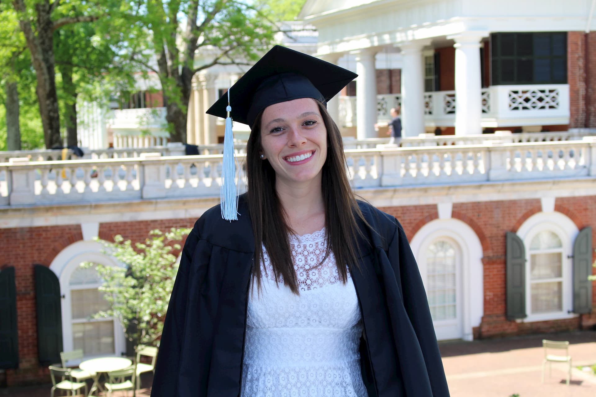 Having earned her masters degree from the University of Virginia, she's all set for a great classroom experience