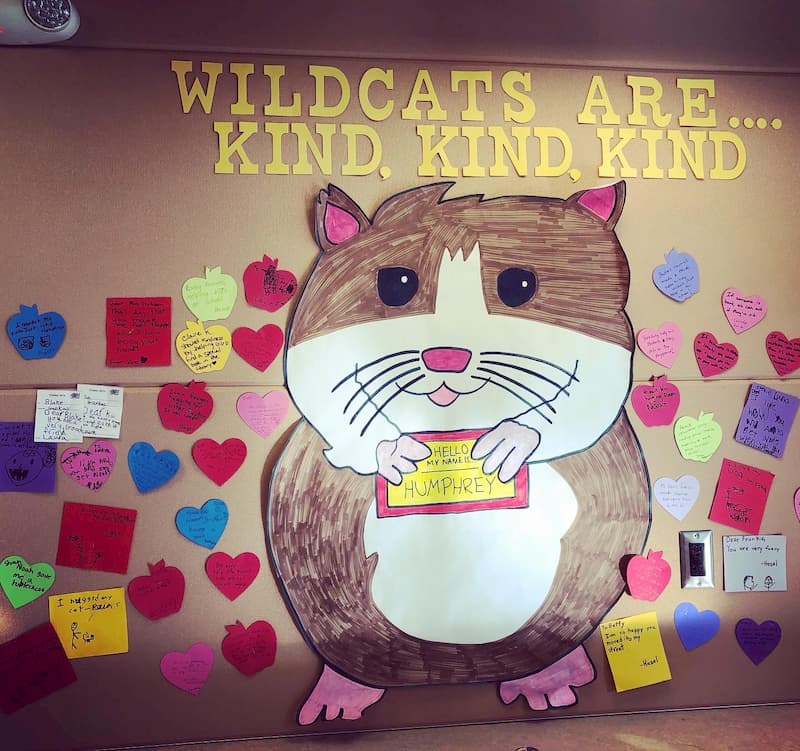 The Humphrey board at school